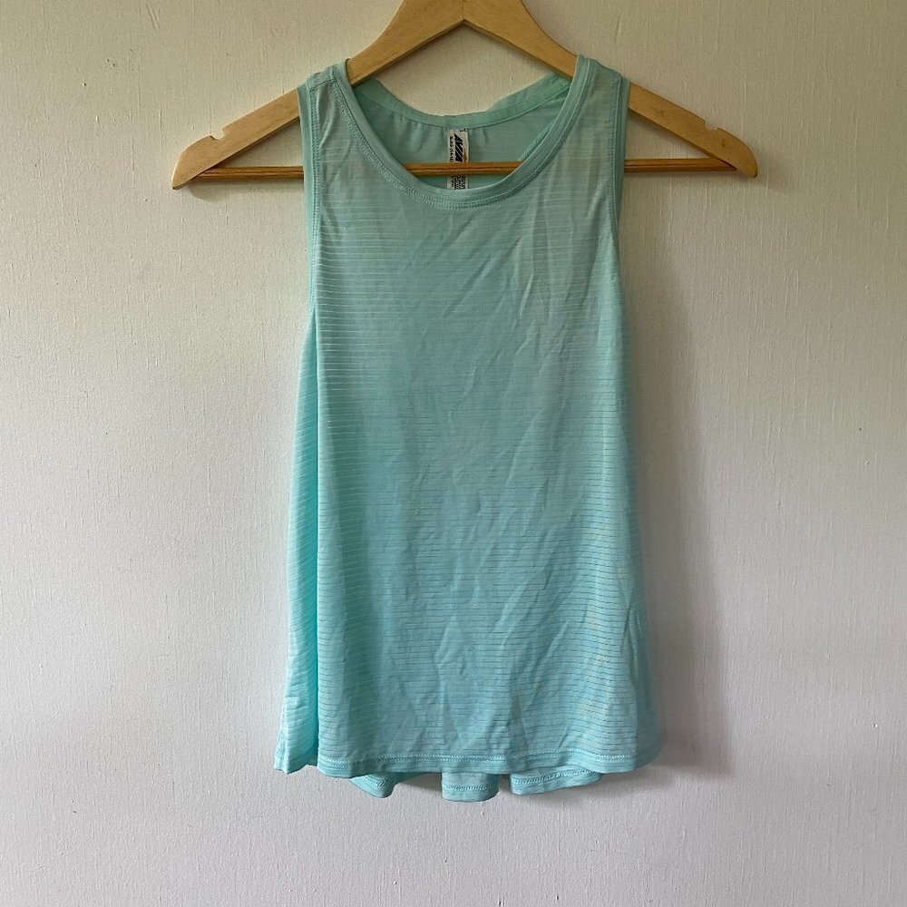 Avia Tank Top Girls Size XL Aqua Lightweight Activewear Kids Youth Athletic